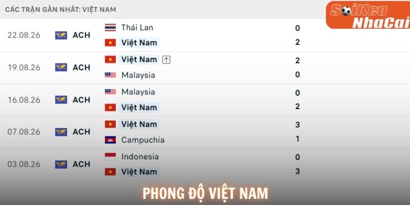 Phong độ Việt Nam