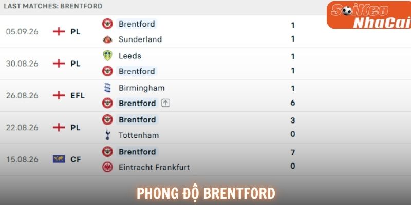 Brentford sở hữu nền tảng ổn định hơn